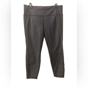 Athleta Black Textured Cropped Pants